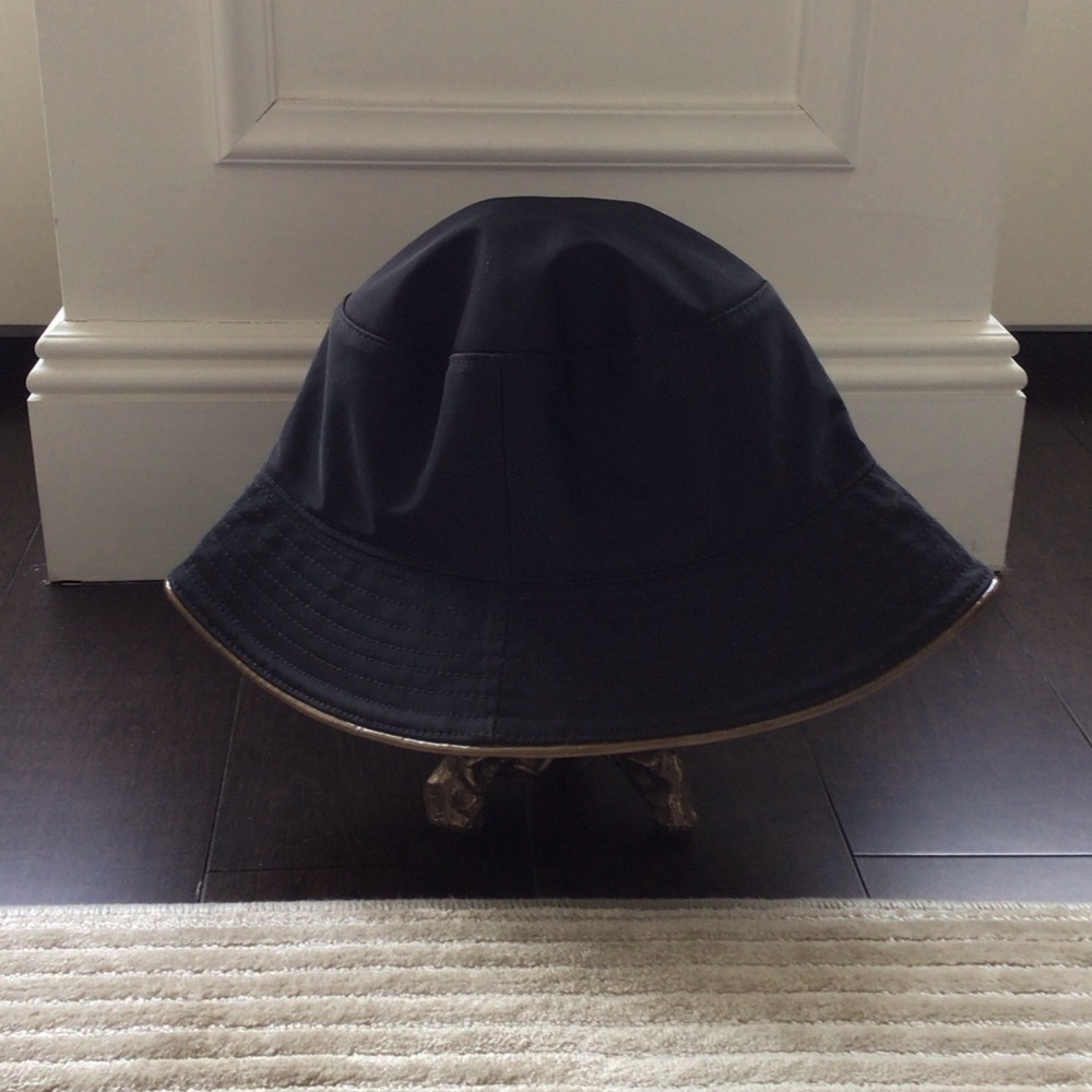 Bally Black Rain Bucket Hat